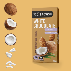 DOBRY SQUAD PROTEIN Chocolate Set – White & Milk, Sugar-Free  70g x 2