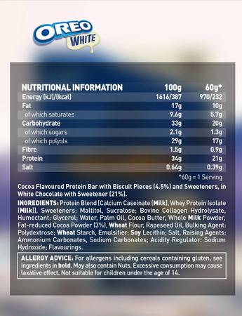 Set 12 pcs of Grenade Protein White Oreo 60g