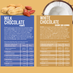 DOBRY SQUAD PROTEIN Chocolate Set – White & Milk, Sugar-Free  70g x 2